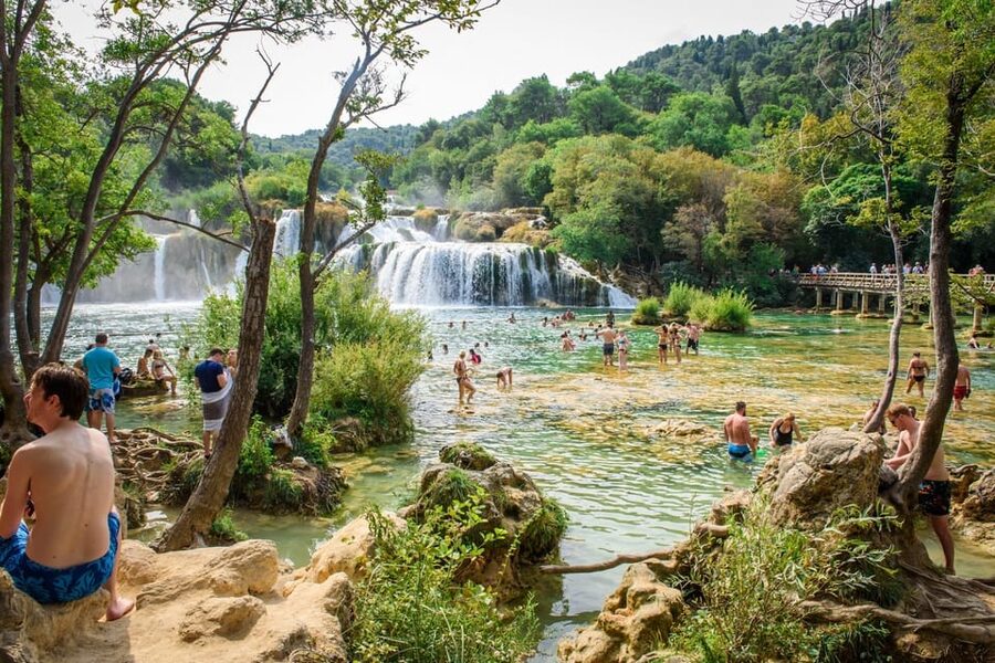 Split/Trogir: Krka National Park Day Trip & Boat to Skradin - The 30-minute boat ride through the Krka canyon