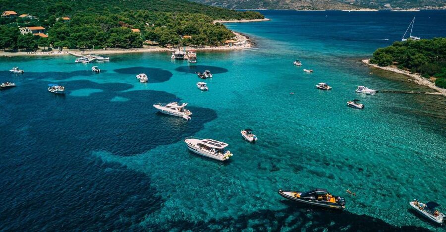 Split & Trogir: Private Blue Lagoon & Wine Tasting Boat Tour - Leaving Split or Trogir by speedboat