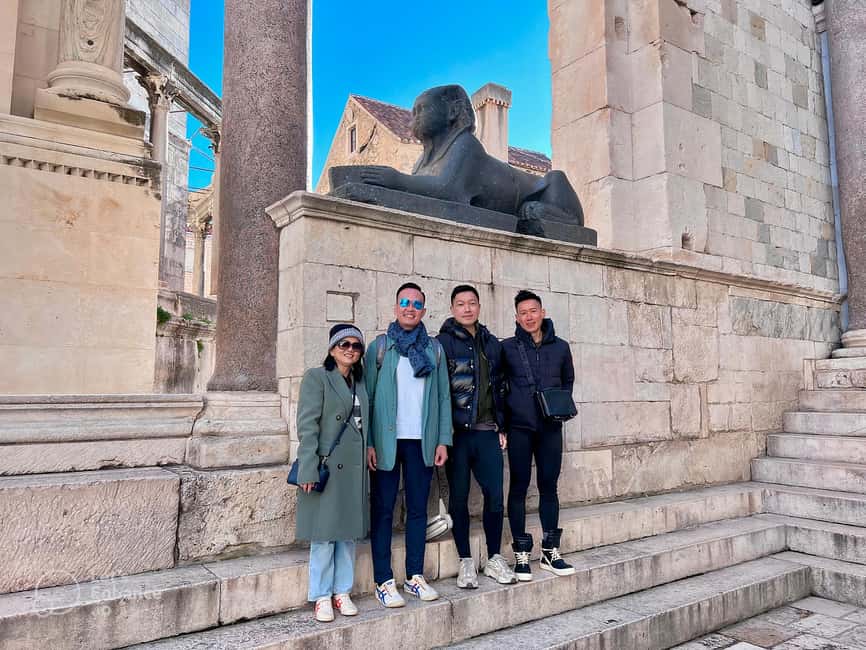 Split Walking Tour with History Professor - Peristyle and Vestibule: the palace at full scale