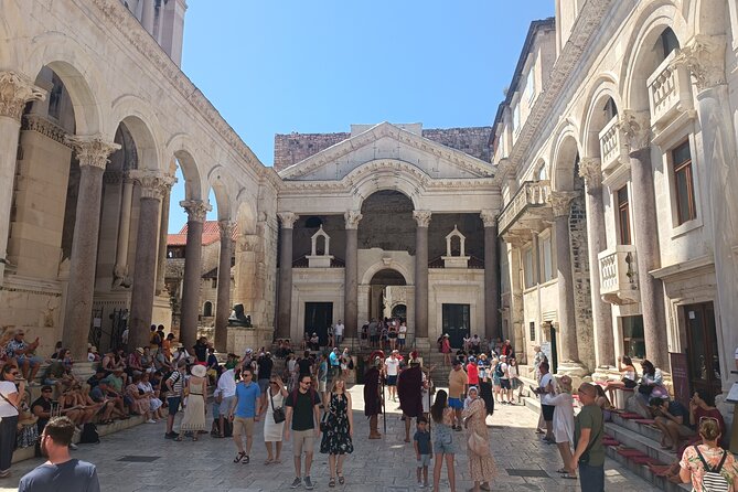 Split Walking Tour with Professor of History - Marmontova Street and Prokurative shift the story forward