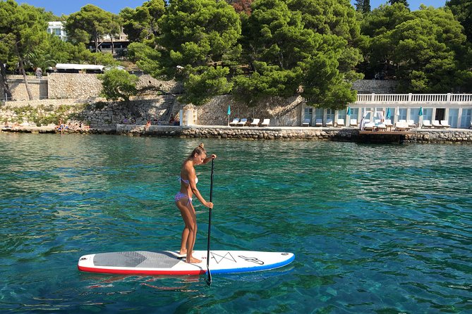 Stand Up Paddle (SUP) board rental - Learning the basics in calm water