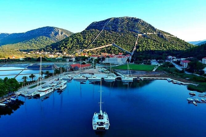 Ston Tour: City Walls, Saltworks, Wine & Adriatic Seafood - The coastal road and the view from Majkovi