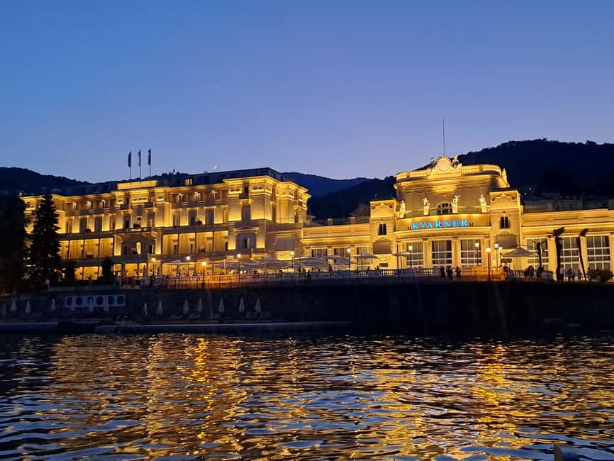 Sunset or Swim Ride Opatija on Madonnina Boat Tour - Returning along Opatija’s best seaside views