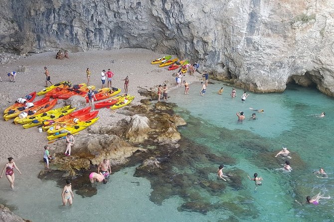 Sunset Sea Kayaking and Wine Dubrovnik - Around Lokrum Island and into the cave