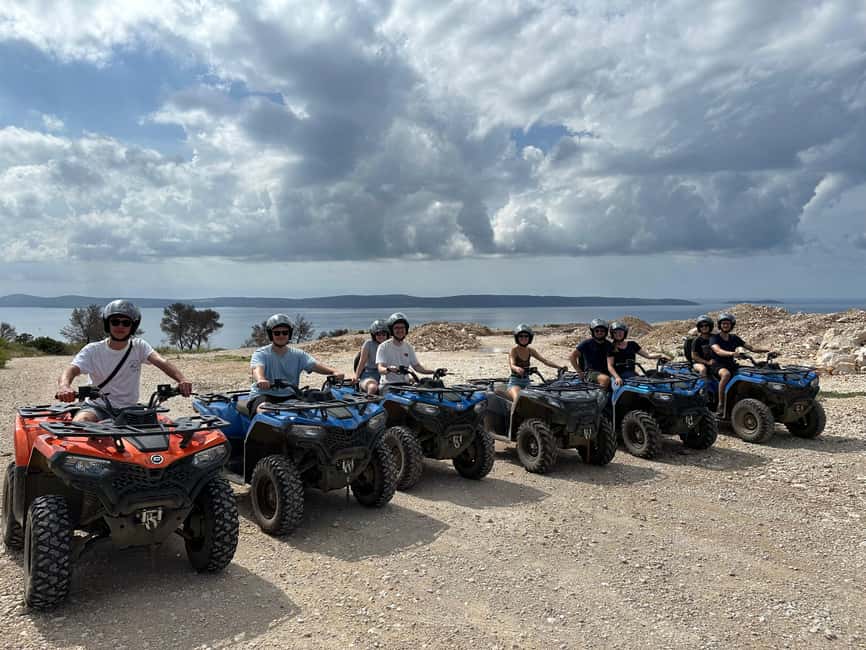 Trogir, Žedno: Čiovo Island 100% Off-Road Quad ATV Tour - The first ride crosses Čiovo’s rough interior