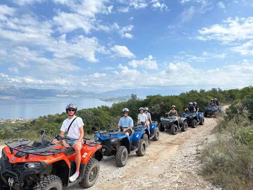 Trogir, Žedno: Čiovo Island 100% Off-Road Quad ATV Tour - The cliff monastery combines quiet history and clear water