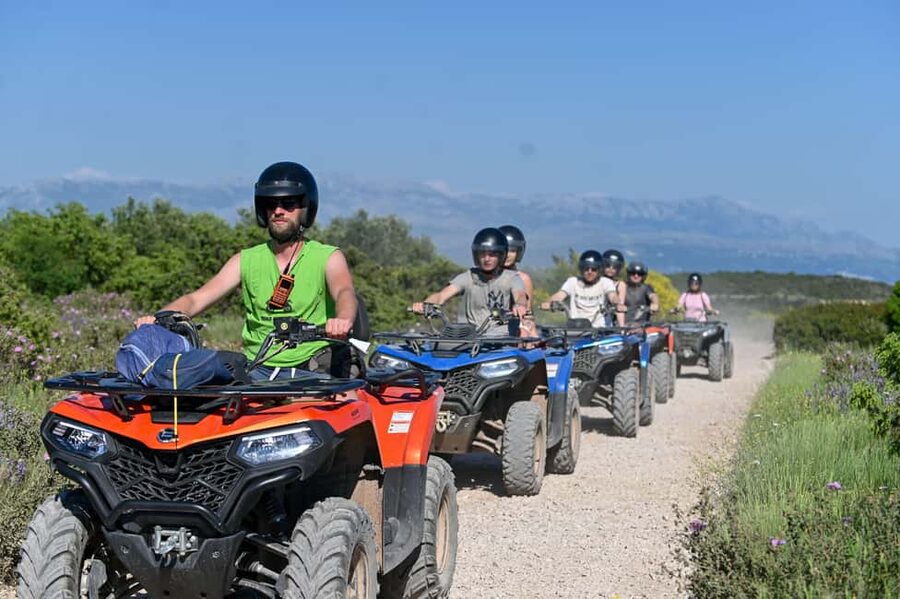 Trogir, Žedno: Čiovo Island 100% Off-Road Quad ATV Tour - Starting high in Žedno, at the top of Čiovo