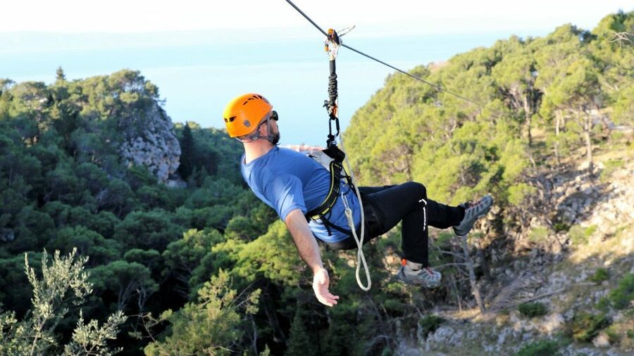 Tučepi: Zip Line Experience - Six cables instead of one quick thrill