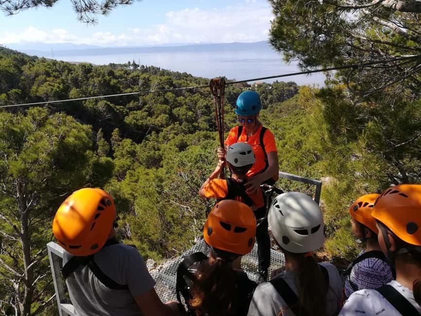 Tučepi: Zip Line Experience - The six-line progression