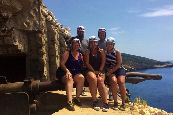 Vis Military Tour - Fort George and the first view of Vis