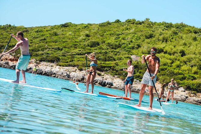 Vis sandy beach Stand Up Paddle Tour - Reaching sandy Zaglav Beach