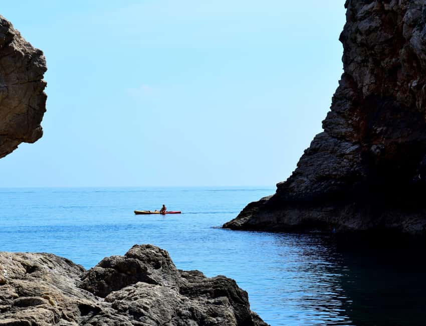 Water activity, kayak tours with a guide, cliff jumping - Paddling through Krk’s quiet bays