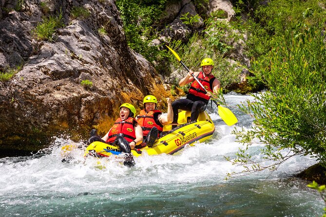 Whitewater Rafting on Cetina River from Split or Šestanovac - Class II to IV rapids and guide support