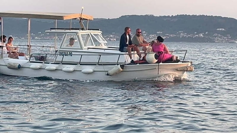 Zadar: Half-day trip wooden boat with drinks - ALL INCLUSIVE - Otrić Cove and the middle hour on the water