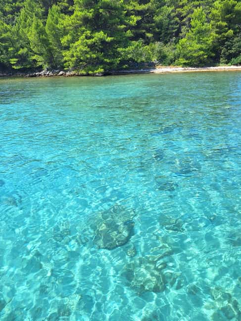 Zadar: Islands & Lagoons Tour with Drinks and ECO fruits... - Galovac and the best time for swimming
