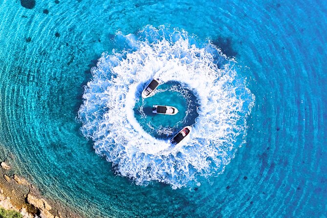 Zadar: Original Island-Hopping Speedboat Tour - Blue Bay Otrić: clear water and a quiet first stop