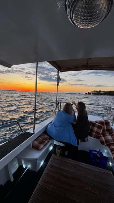 Zadar: Sunset boat tour with champagne - Is $20 plus the port fee good value?
