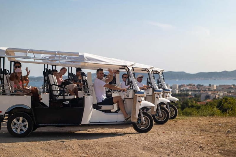 Zadar: Sunset Eco Tuk Tuk Tour - Greeting to the Sun after dark