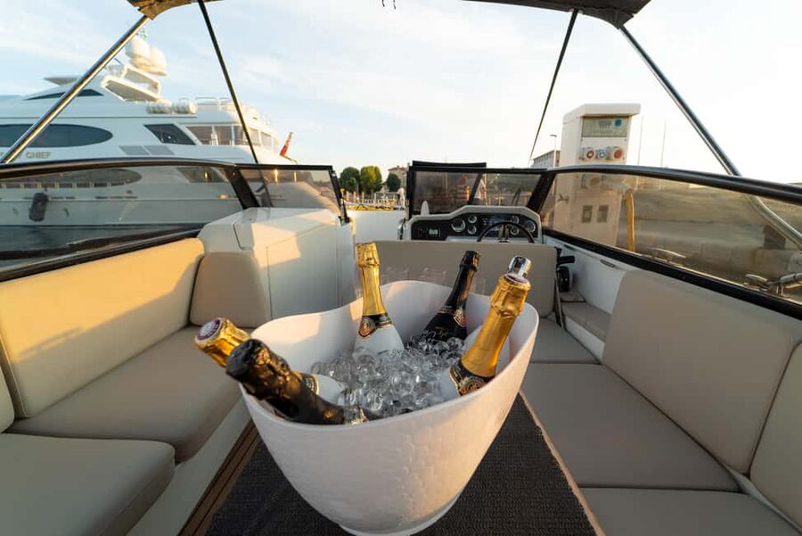 Zadar: Sunset & Nighttime Cruise with Sparkling Wine - Sunset over the Adriatic, with a glass in hand