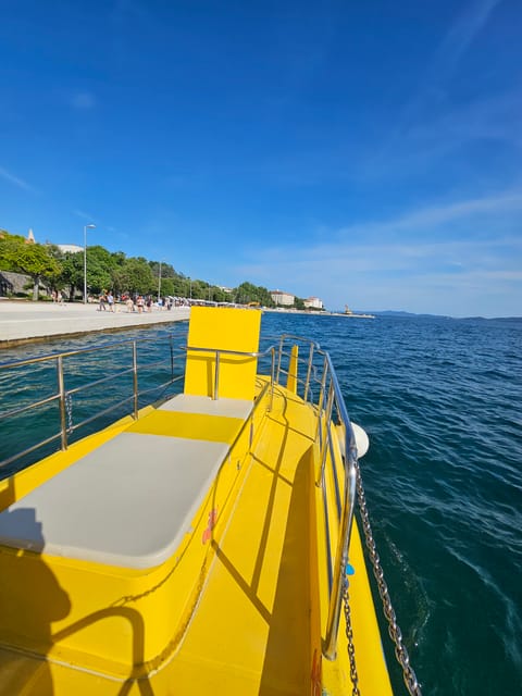 Zadar: Yellow Semi-Submarine Underwater Exploration Tour - Practical advice for a smoother outing