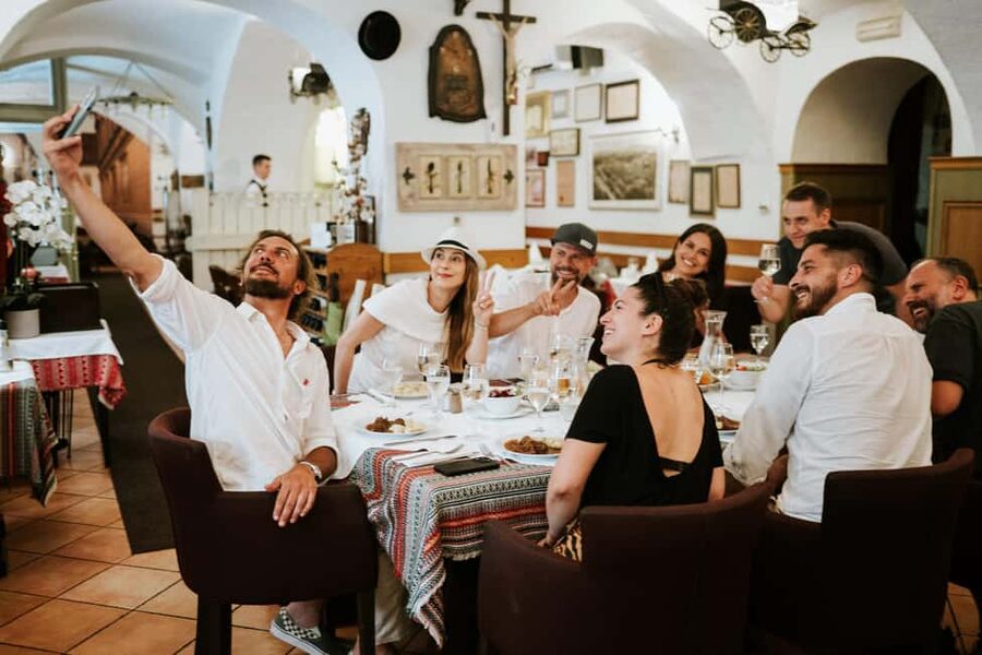 Zagreb: Restaurants, Food & Old Town Walking Tour - St. Mark’s Square and the old Gradec defenses