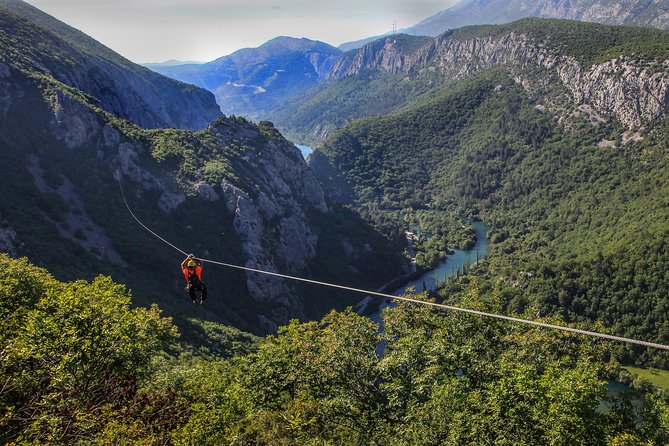 Zipline Croatia: Cetina Canyon Zipline Adventure from Omis - Eight ziplines above the Cetina River
