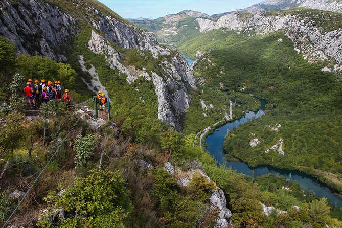 Zipline Croatia: Cetina Canyon Zipline Adventure from Omis - Leaving Omiš and reaching the canyon