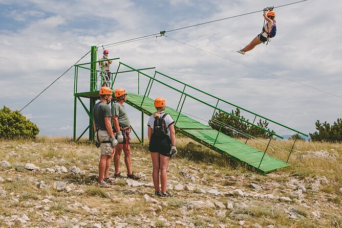 Zipline Experience Krk - The jeep ride and the first safety lesson