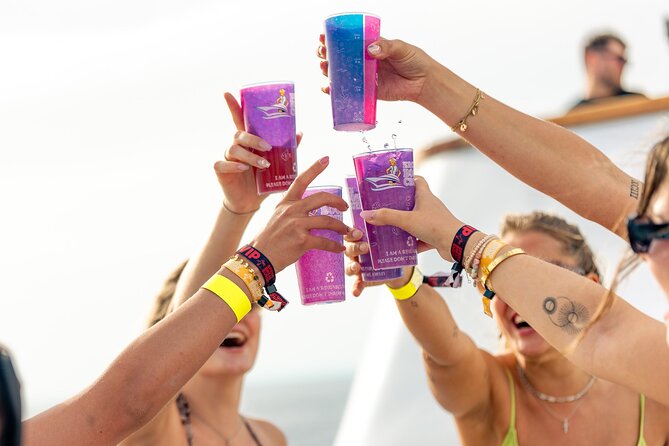 Zrce Booze Cruise - Novalja Boat party - The 30-minute swim stop at Škrda